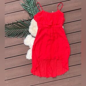 Red dress